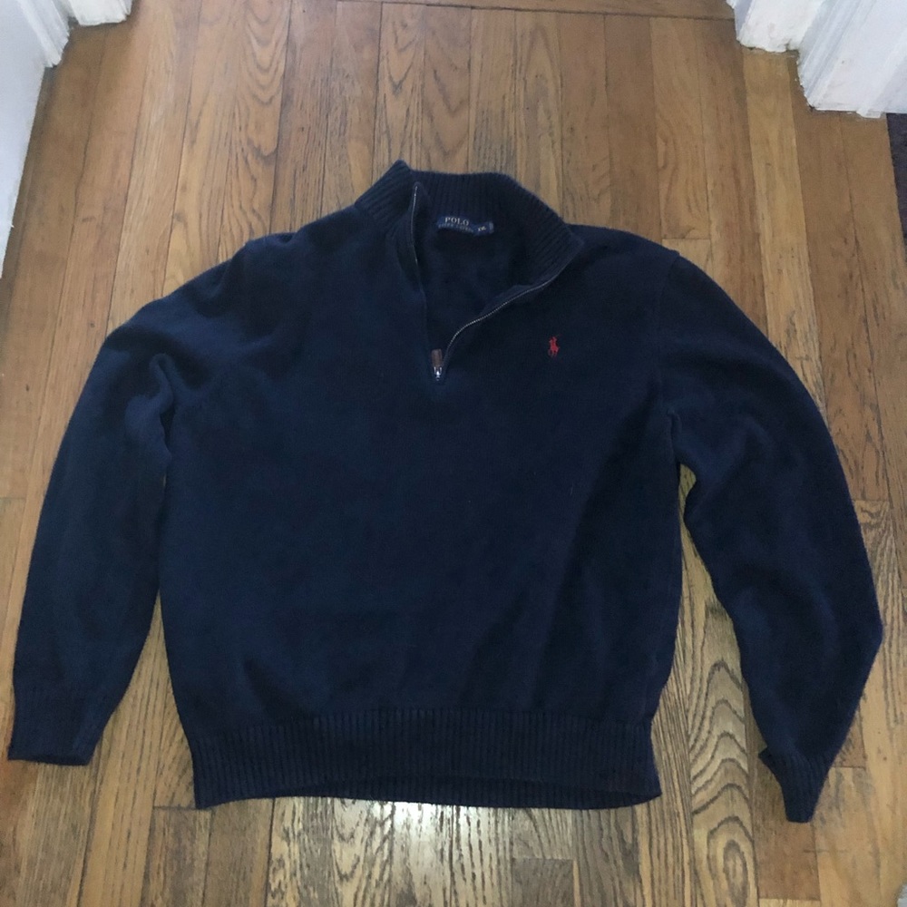 Mens polo Ralph Lauren sweater 1/4 zip